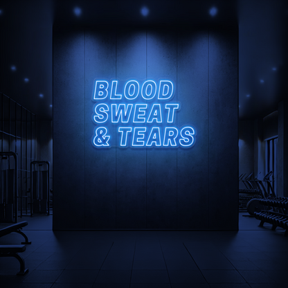 Blood Sweat and Tears LED Neon sign 🩸 💦