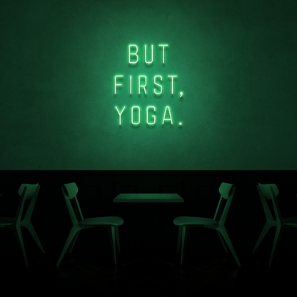 But first Yoga!