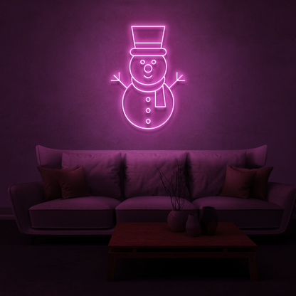 Frosty the Snowman Christmas Neon! ❄️❄️❄️