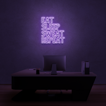 Eat, Sleep, Sweat, Repeat!