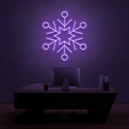 Snowflake Christmas Neon! ❄️❄️❄️