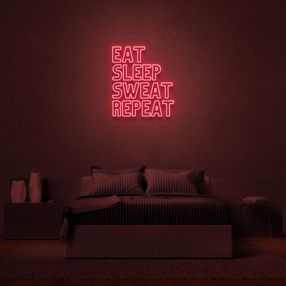 Eat, Sleep, Sweat, Repeat!