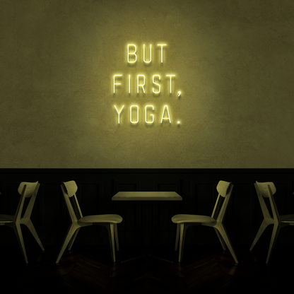 But first Yoga!